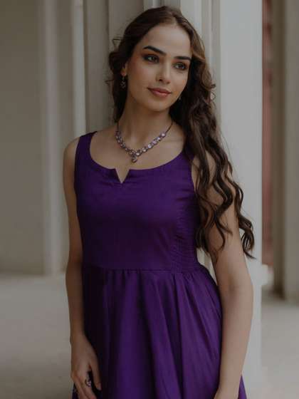 anayna Women
                        Angrakha Kurta with Trousers & With Dupatta