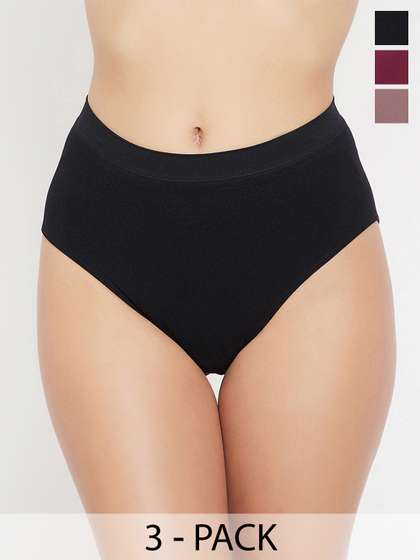 DressBerry Women
                        Seamless Pack Of 3 Hipster Briefs