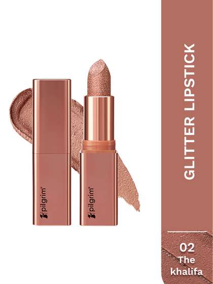 Pilgrim 3-D Glitter
                        Formula With Matte Finish Lipstick- 4.2 g- The
                        Khalifa- 02