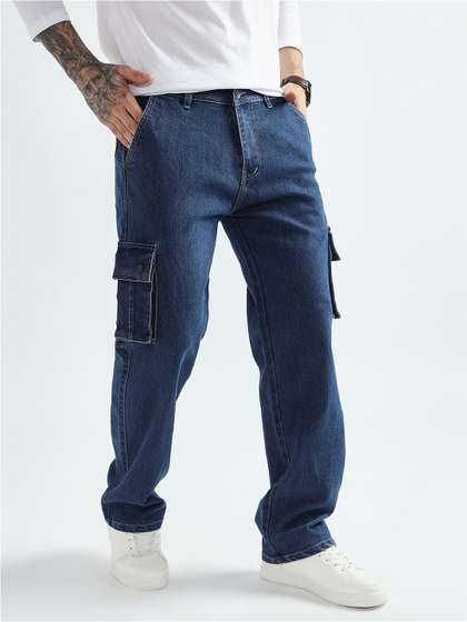 DENIMLOOK Men Light
                        Fade Stretchable Jeans