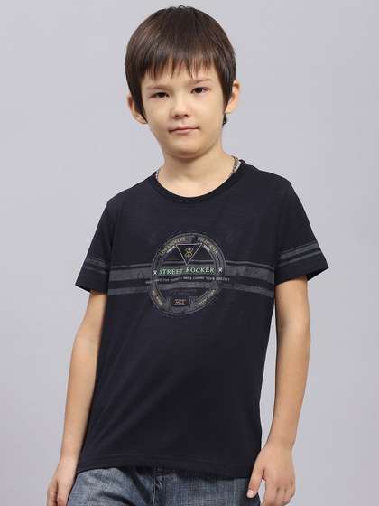 Monte Carlo Boys
                    Typography Printed Round Neck Cotton T-shirt