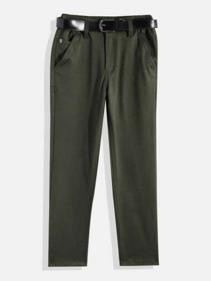 CAVIO Boys Wrinkle Free
                    Chambray Trousers