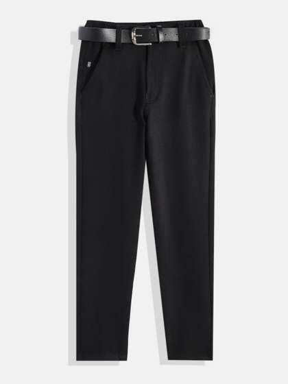 CAVIO Boys Wrinkle Free
                    Chambray Trousers