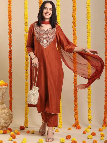 KALINI Embroidered Kurta Set