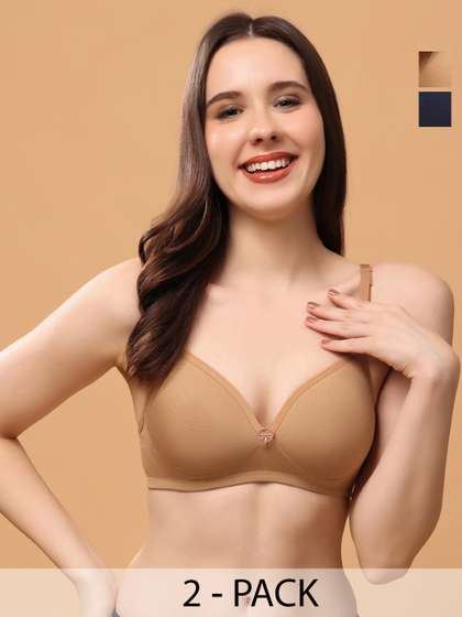 Floret Pack Of 2
                          Medium Coverage Lightly Padded Push-Up Bra