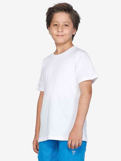 Bodycare Boys Pack Of 2 Solid Round Neck Cotton T-shirts