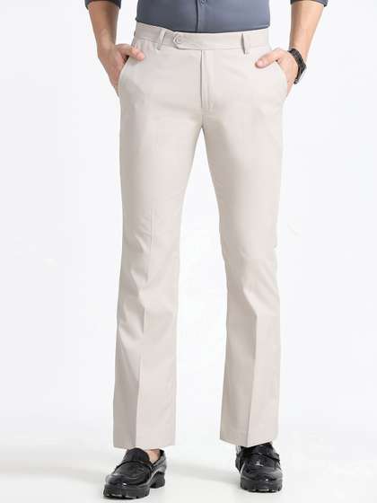 Espanshe Men Custom
                        Regular Fit Formal Trousers