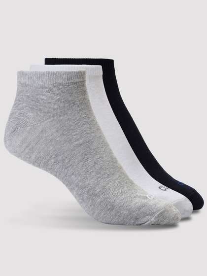 CULT Men Pack of 3
                      Ankle Length Cotton Socks Multi Colour