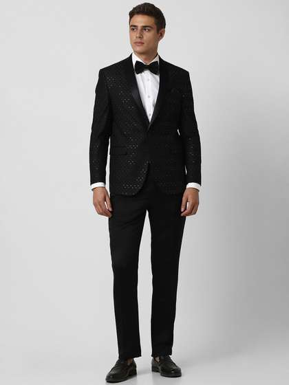 Van Heusen Men
                          Embroidered Slim Fit Single-Breasted 2 Piece
                          Suits