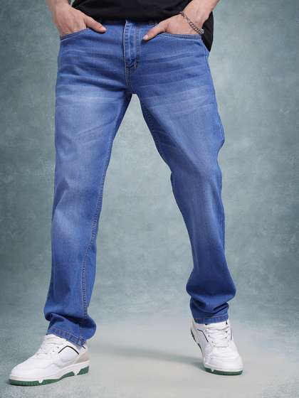 Roadster Men Regular
                        Fit Mid-Rise Light Fade Jeans