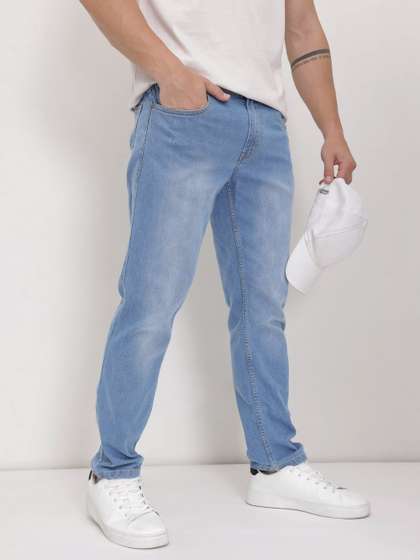 The Roadster Life
                        Co. Men Slim Fit Mid-Rise Light Fade Stretchable
                        Jeans