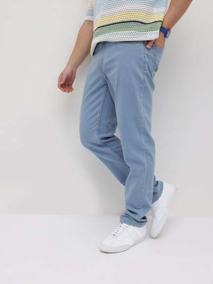 The Roadster Life
                        Co. Men Relaxed Fit Mid-Rise Stretchable Jeans