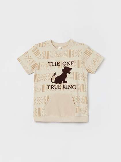 Fame Forever by Lifestyle Boys Lion King Printed Cotton T-shirt