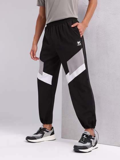 HRX by Hrithik Roshan Men Lifestyle Colorblocked Joggers with Toggle