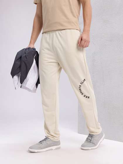 HRX by Hrithik Roshan Men Mid-Rise Regular Fit Lifestyle Track Pants