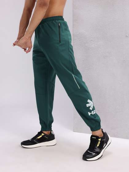 HRX by Hrithik Roshan Men Brand Logo Print Mid-Rise Training Joggers