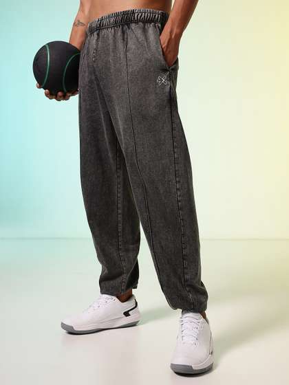 HRX by Hrithik Roshan Men Retro Pure Cotton Training Joggers