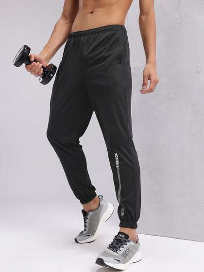 HRX by Hrithik Roshan Men Mid-Rise Brand Logo Detail Rapid-Dry Training Joggers