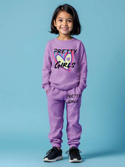 HERE&NOW Girls
                    Printed T-shirt with Trousers