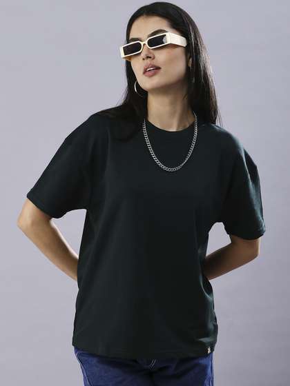 Price History of HOUSE OF RS Women Sustainable Solid Oversized T