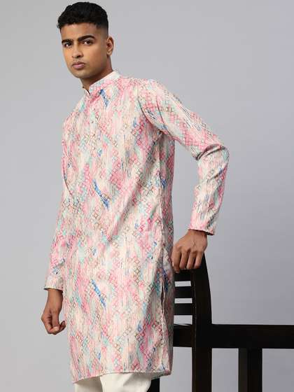 Majestic Man Floral Printed Kurta