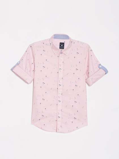 Allen Solly Junior Boys
                    Slim Fit Spread Collar Conversational Printed Cotton
                    Casual Shirt