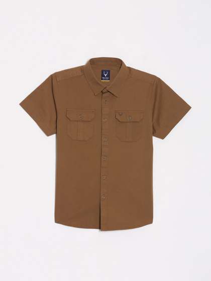 Allen Solly Junior
                      Boys Spread Collar Solid Cotton Casual Shirt