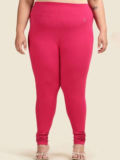 TWIN BIRDS Plus Size
                        Women Super Stretch Cotton Churidar Length
                        Leggings