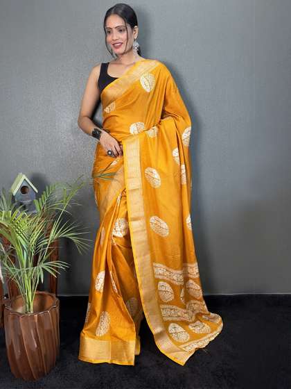 Mitera Ready to Wear Banarasi Saree