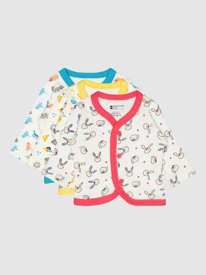 BODYCARE INSIDER Infants
                    Pack Of 3 Assorted Cotton Full Sleeves Thermal Tops
