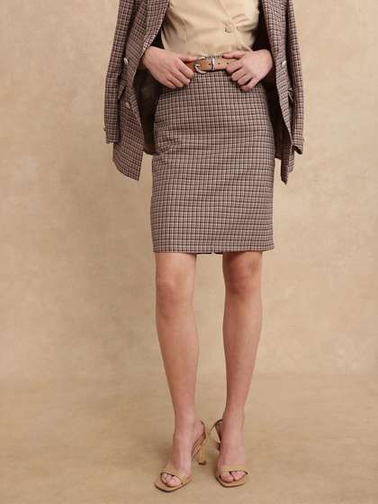 RAREISM Women Paltu Brown Skirts