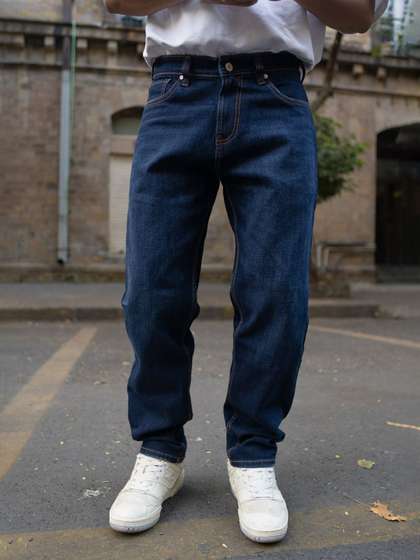 Powerlook Men Indigo
                        Regular Fit Denim Jeans