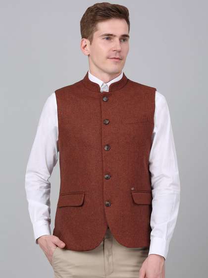 Cantabil Self Design Nehru Jacket