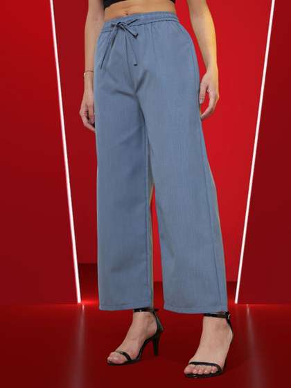 FITHUB Women Knitted Palazzos