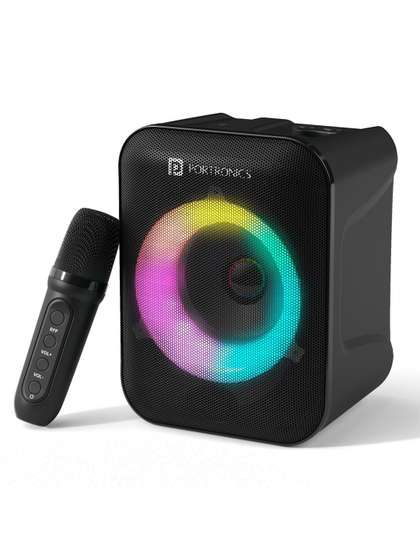 Portronics Apollo
                          One 20W Wireless Bluetooth Portable Speaker
                          With Wireless Karaoke Mic