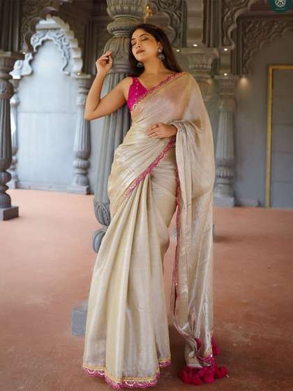 Anouk Embroidered Saree