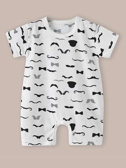 Bold N Elegant Infants
                      Cartoon Printed Half Length Cotton Romper