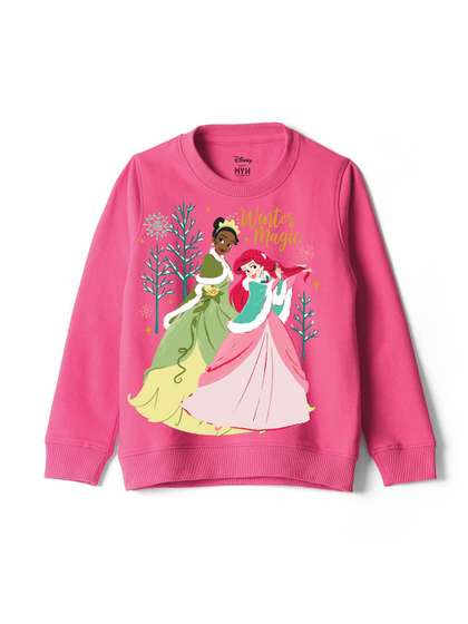 Wear Your Mind Girls
                    Graphic Printed Pure Cotton Sweatshirt