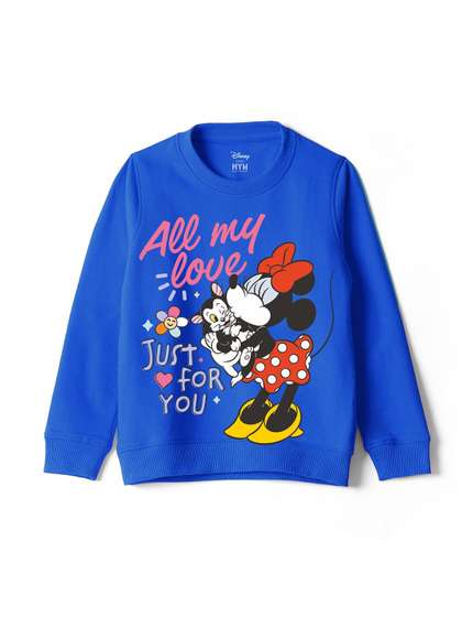 Wear Your Mind Girls
                    Printed Round Neck Sweatshirt