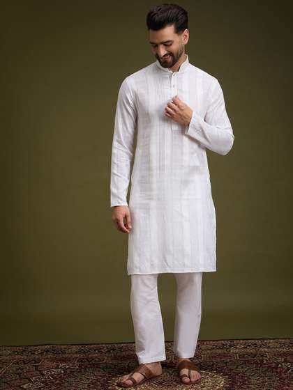 Anouk Geometric Embroidred Kurta