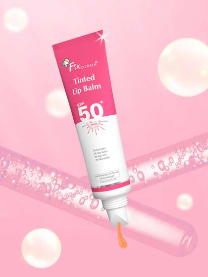 FIXDERMA 4% Kojic
                        Acid SPF50+PA+++ Tinted Lip Balm With Ceramide
                        & Shea Butter 15ml - Pink