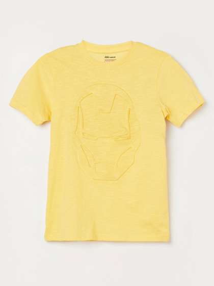 Fame Forever by Lifestyle Boys Marvel Embroidered Cotton T-shirt
