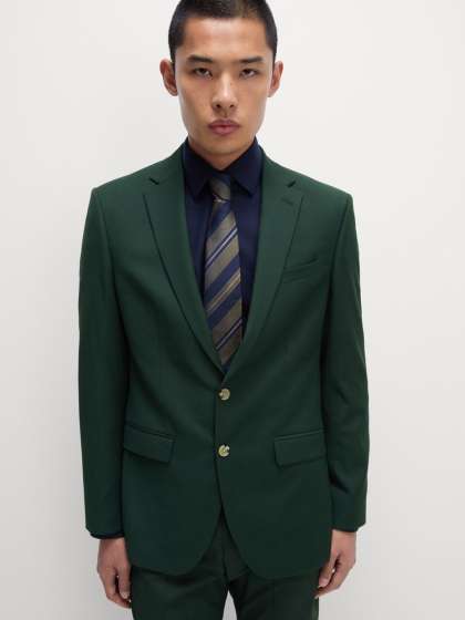 Marks & Spencer Notched Lapel Collar Single Breasted Formal Blazer