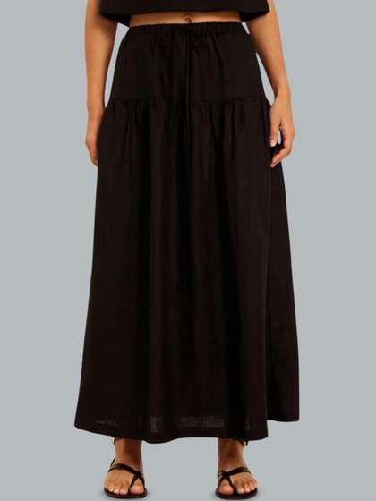 Dracht Women Tiered Airy Maxi Skirts