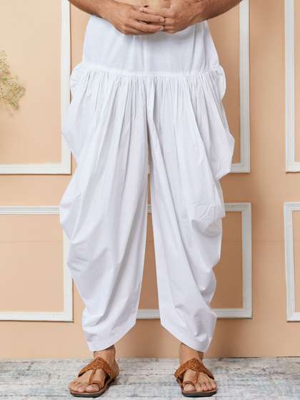 MS MULTI SHADES Men
                        Relaxed Fit Pure Cotton Dhoti Pants