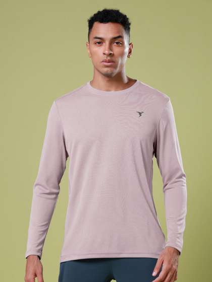 Technosport Men Solid Antimicrobial Slim Fit Sport T-shirt