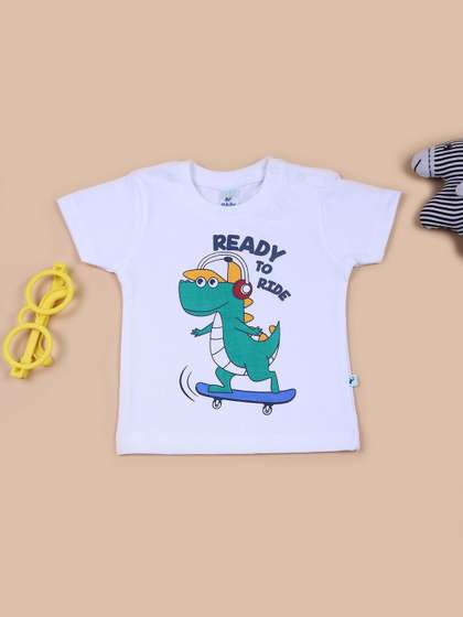 V-Mart Boys Graphic Printed Round Neck Cotton Casual T-shirt