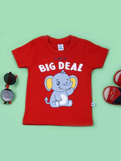 V-Mart Boys Graphic Printed Round Neck Cotton Casual T-shirt