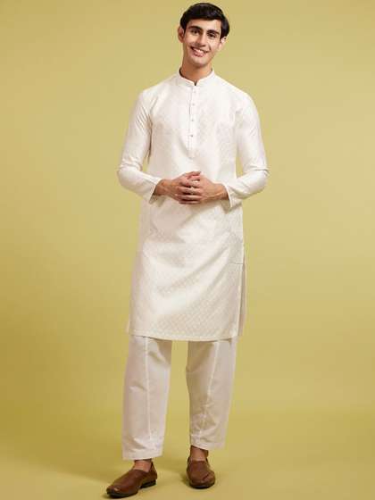 Diwas by Manyavar Woven Design Kurta