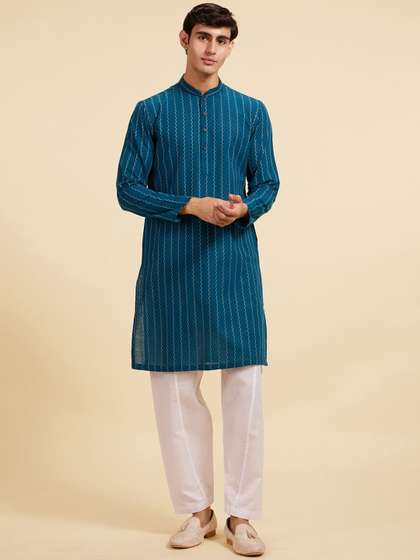 Diwas by Manyavar Woven Design Kurta